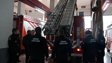 Düzce İtfaiyesi yedi 24 vatandaşın yanında