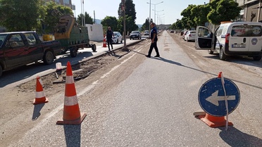 Enez'de Yol Asfaltlama Çalışmaları Başladı