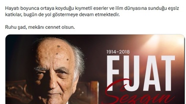 Fuat Sezgin 8. Yılında Anıldı