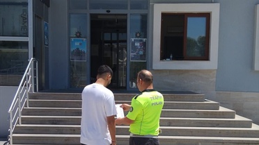Mersin'de Tehlikeli Şerit Değiştiren Sürücüye Ceza