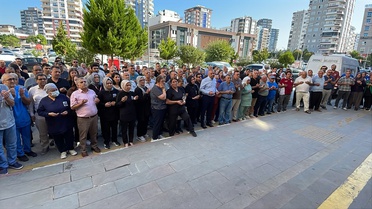 Erdemli'de Sağlık Çalışanına Veda