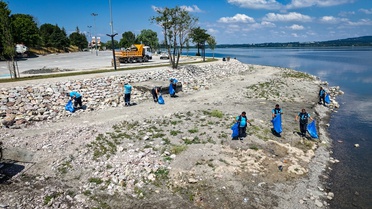 Sapanca Gölü'nde Temizlik Çalışması