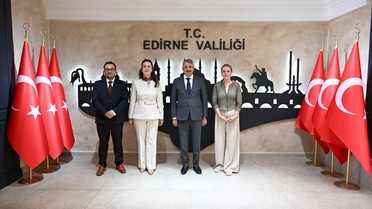 Kızılay'dan Edirne Valisi'ne Ziyaret