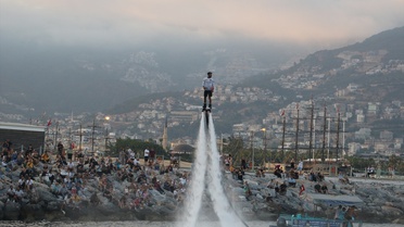 Alanya'da Gece Yüzme Etkinliği