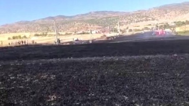 Silvan'da Yangın: 100 Dönüm Alan Kül Oldu