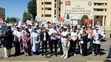 Diyarbakır'da İşçilerin Eylemi Devam Ediyor