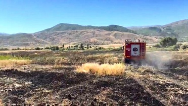 Elazığ'da Arazi Yangını Kontrol Altına Alındı