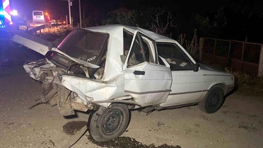 Karaman'da Trafik Kazası: 2 Yaralı