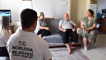 İncirliova Belediyesi'nden ihtiyaç sahibi vatandaşlara hasta yatağı desteği