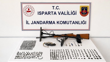 Isparta'da Tarihi Eser Kaçakçılığı Operasyonu