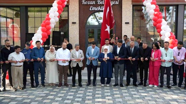 Kozan'da emeklilere özel sosyal tesis hizmete açıldı