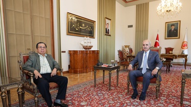 TBMM Başkanı Kurtulmuş, Hacı Murat İbrahim ile Görüştü