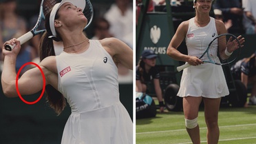 Raketinde Filistin, kortta güç! Zeynep Sönmez Wimbledon'a damga vurdu