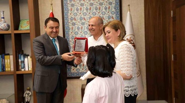 Koruyucu Aileler Valilikte Ağırladı