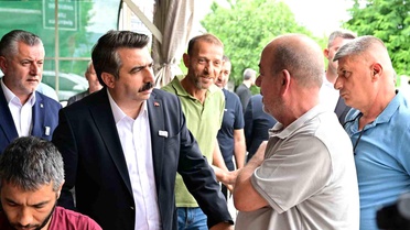 Yıldırım'da mahalle ziyaretleri Samanlı'da devam etti