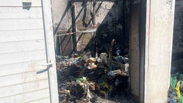 Alanya'da 5 yıldızlı otelin geri dönüşüm deposundaki yangın korkuttu