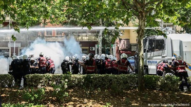 Arnavutluk'ta Flamingo Devrimi Protestoları