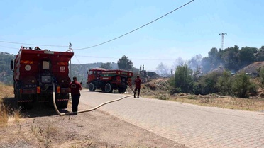 Başkan Arıcı, yangın bölgesinde incelemelerde bulundu