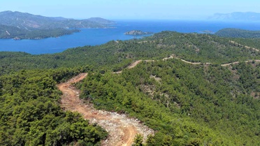 Muğla'da Yangın Emniyet Yolları Yapılıyor