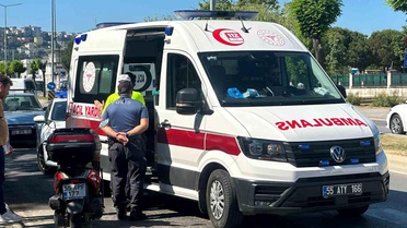 Motosiklet Kazası: Sürücü Yaralandı