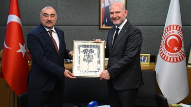 Soylu ve Azerbaycan Büyükelçisi Veda Ziyareti