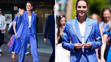 Wimbledon'da Prenses Kate rüzgarı: Şıklığıyla büyüledi