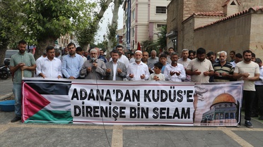 Adana'da Gazze İşgali Protesto Edildi