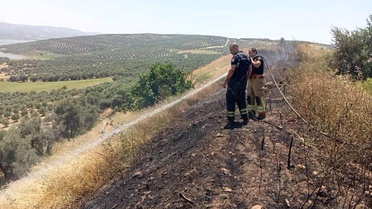 Hatay'da Anız Yangını Kontrol Altına Alındı