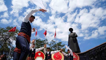 Atatürk'ün Erzurum'a gelişinin 107'nci yıl dönümü törenle kutlandı