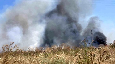 Bandırma'da otluk alanda çıkan yangın söndürüldü