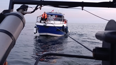 Marmara'da Makine Arızası: Tekne Kurtarıldı