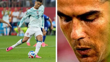 Cristiano Ronaldo'nun penaltı kullandığı anda ağzından çıkan kelimeye dikkat