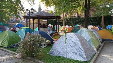 Kırkpınar'da Çadır Konaklaması