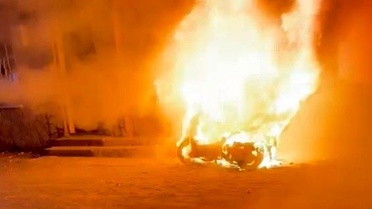 Kulu'da Elektrikli Motosiklet Yangını
