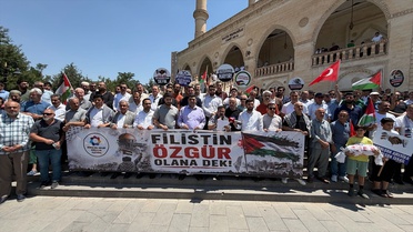 Mardin'de Gazze Saldırılarına Protesto