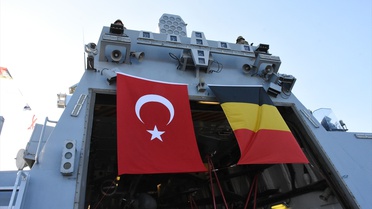 TCG Burgazada Belçika'da Sergilendi