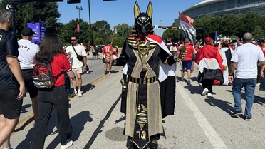 Mısırlı Taraftarlar Dallas'ta Yürüyüş Düzenledi