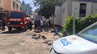 Viranşehir'de Trafoda Yangın