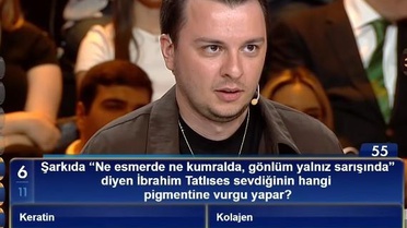 Şarkıda 'Ne esmerde ne kumralda, gönlüm yalnız sarışında' diyen İbrahim Tatlıses sevdiğinin hangi pigmentine vurgu yapar?