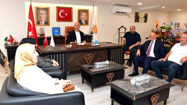Terme Belediye Başkanı'ndan Yeni İlçe Başkanına Hayırlı Olsun Ziyareti