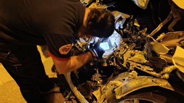 Van'da otomobil-kamyonet çarpışması: 1 yaralı