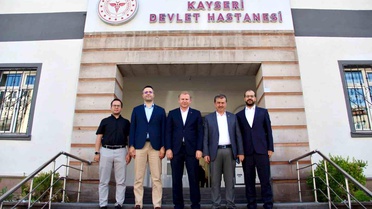 Yeşilhisar heyetinden Başhekim Çöl'e ziyaret