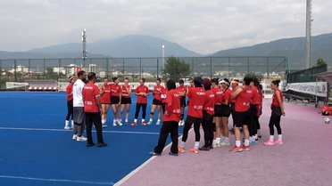 A Milli Kadın Hokey Takımı Şampiyona İçin Osmaniye'de