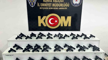 Konya'da 70 Tabanca Ele Geçirildi
