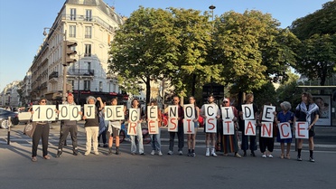 Paris'te Filistinliler Anıldı