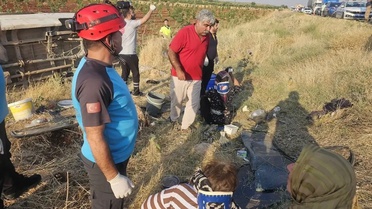 Suruç'ta Tarım İşçileri Minibüs Kazasında Yaralandı