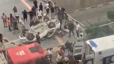 İskenderun'da otomobil devrildi: 2 kişi hayatını kaybetti