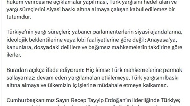 Bakan Gürlek: Yargımız bağımsız, kimse parmak sallayamaz