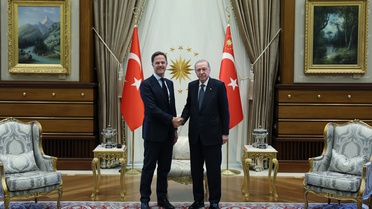 Erdoğan, NATO Genel Sekreteri Rutte'yi kabul etti