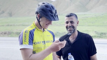İngiliz Turistle Şenkaya'da Güzel Anlar